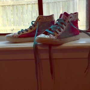 Airspeed footwear.high top rainbow sneakers